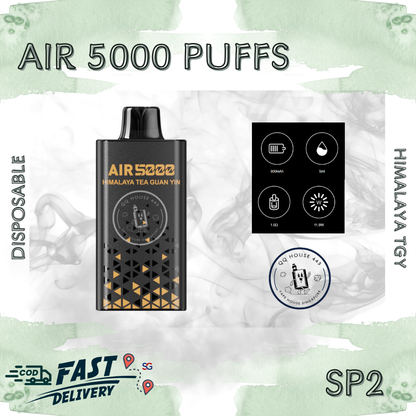 SP2 Air 5000 Disposable Vape – Himalaya Tie Guan Yin – Buy in Singapore | SG Vape House QQ 443
