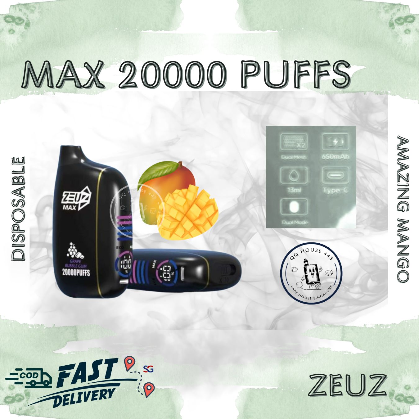 Zeuz Max 20000 Puffs