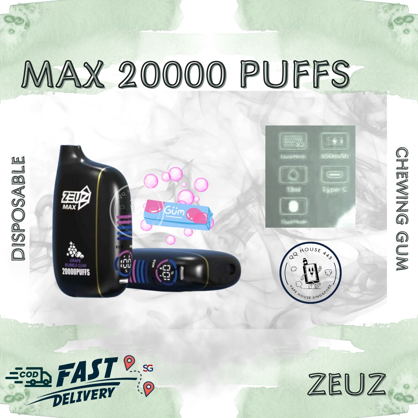 Zeuz Max 20000 Puffs