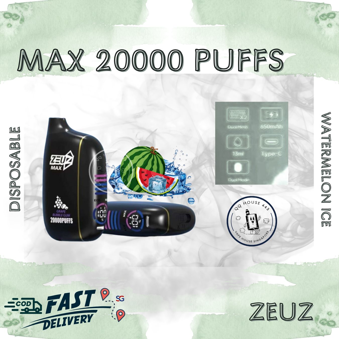 Zeuz Max 20000 Puffs